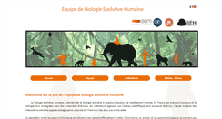 Desktop Screenshot of evolutionhumaine.fr